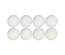 4" White Cannon Balls (8pc Set)  + $166.00 