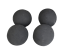6" Black Cannon Balls (4pc Set)  + $239.00 