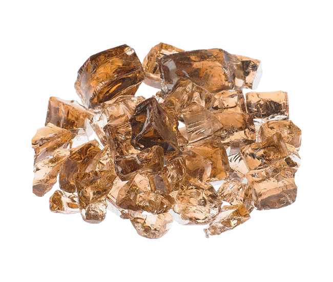 Grand Canyon 1/2-inch Terra Copper Reflective Glass - 10 lb Bag