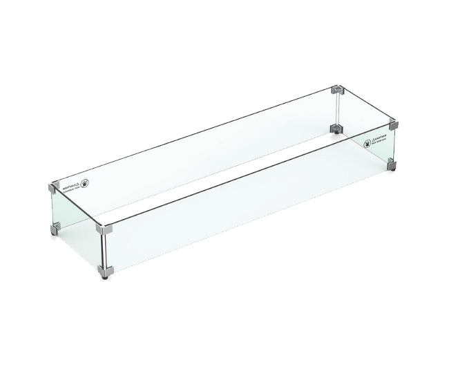 Grand Canyon Rectangular Glass Wind Guard – 48 in