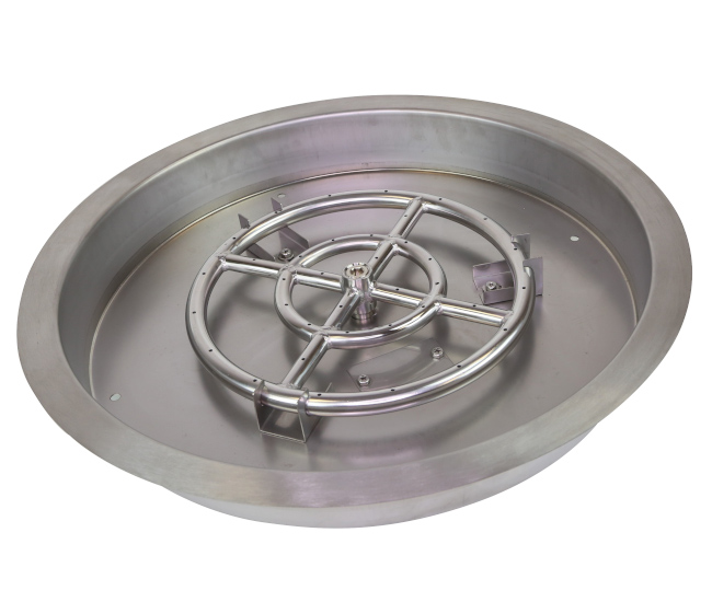 Grand Canyon 31-inch round drop-in pan ss w/ 24 burner Grand Canyon 31-inch round drop-in pan ss w/ 24 burner
