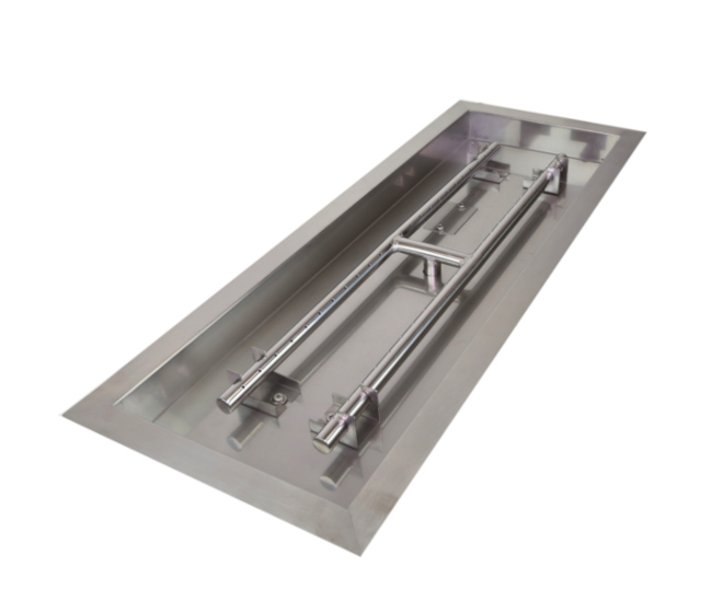 Grand Canyon 48-inch x 14-inch rectangle drop-in pan w/ h burner