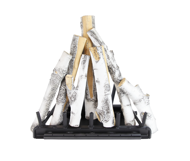 Grand Canyon Aspen Kiva 7 Piece Gas Log Set