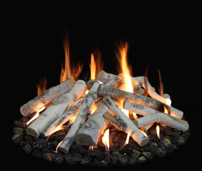Grand Canyon Aspen Birch Firepit Gas Log Set 