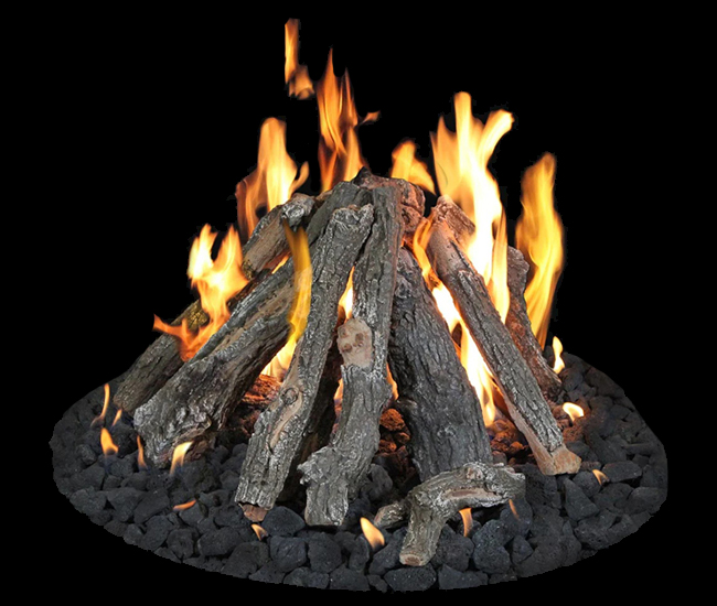 Grand Canyon Arizona Weathered Oak Firepit Gas Log Set
