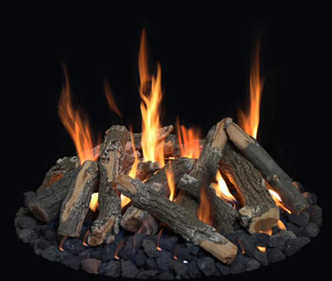 Grand Canyon Arizona Weathered Oak Firepit Gas Log Set