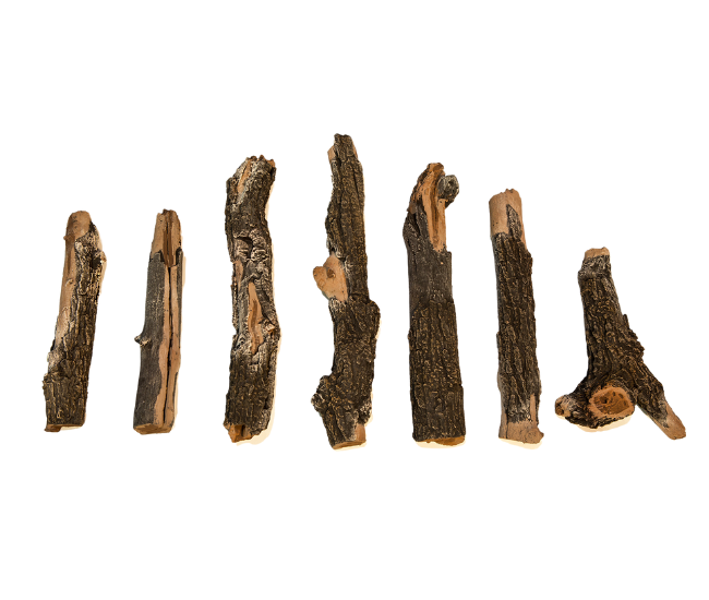 Grand Canyon Arizona Weathered Oak Kiva 7 Piece Outdoor Gas Log Set