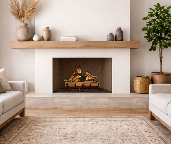 Grand Canyon Mountain Split Oak Gas Log Set Grand Canyon Mountain Split Oak Gas Log Set