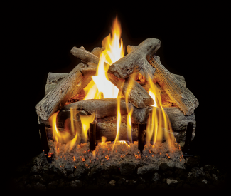 Grand Canyon Western Driftwood Outdoor See-Thru Gas Log Set