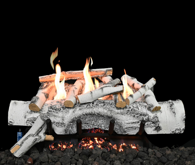 Grand Canyon Aspen Birch Ventless Log Set