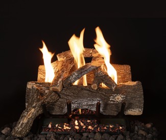 Grand Canyon Weathered Red Oak Ventless Log Set
