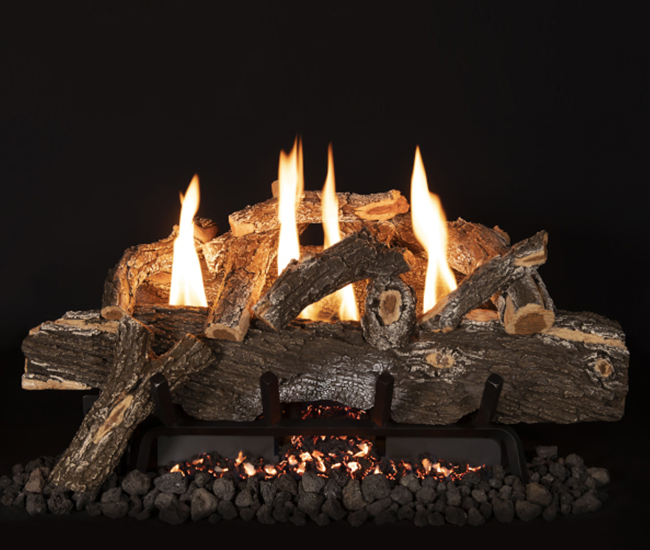 Grand Canyon Weathered Red Oak Ventless Log Set