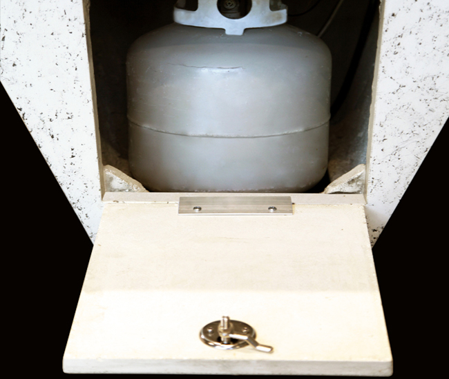 Grand Canyon 60-inch Rectangular Grey Fire Table (Tall Model)