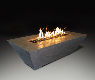 Grand Canyon 60-inch Rectangular Gray Fire Table (18-inch Height)