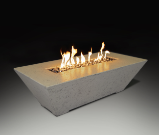 Grand Canyon 60-inch Rectangular Bone Fire Table (18-inch Height)